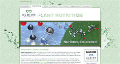 Desktop Screenshot of albionplantnutrition.com
